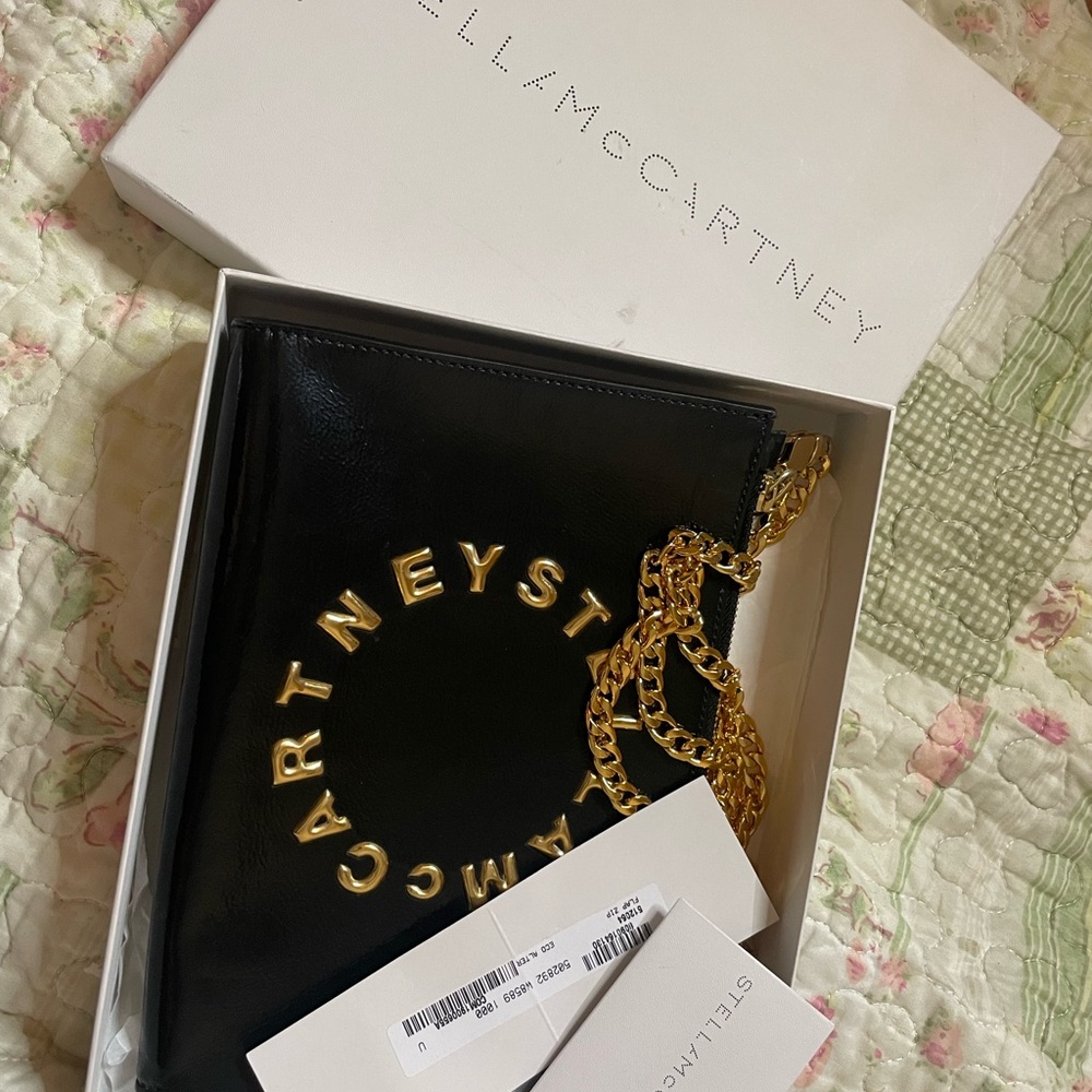 Stella McCartney Black and Gold Women's Bag